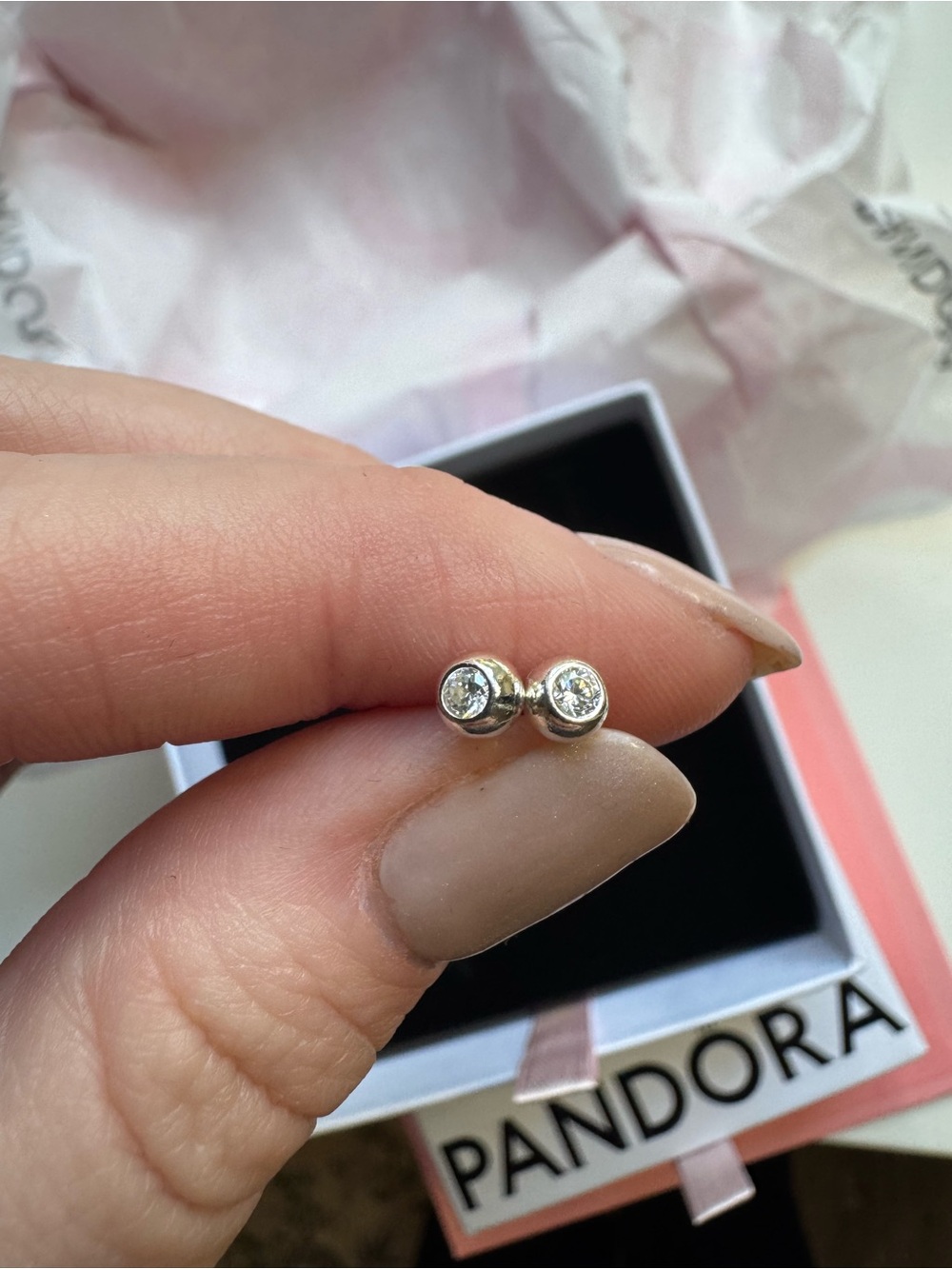Pandora Sterling Silver adjustable Sliding Snake Chain Charm Bracelet - Picture 3 of 4